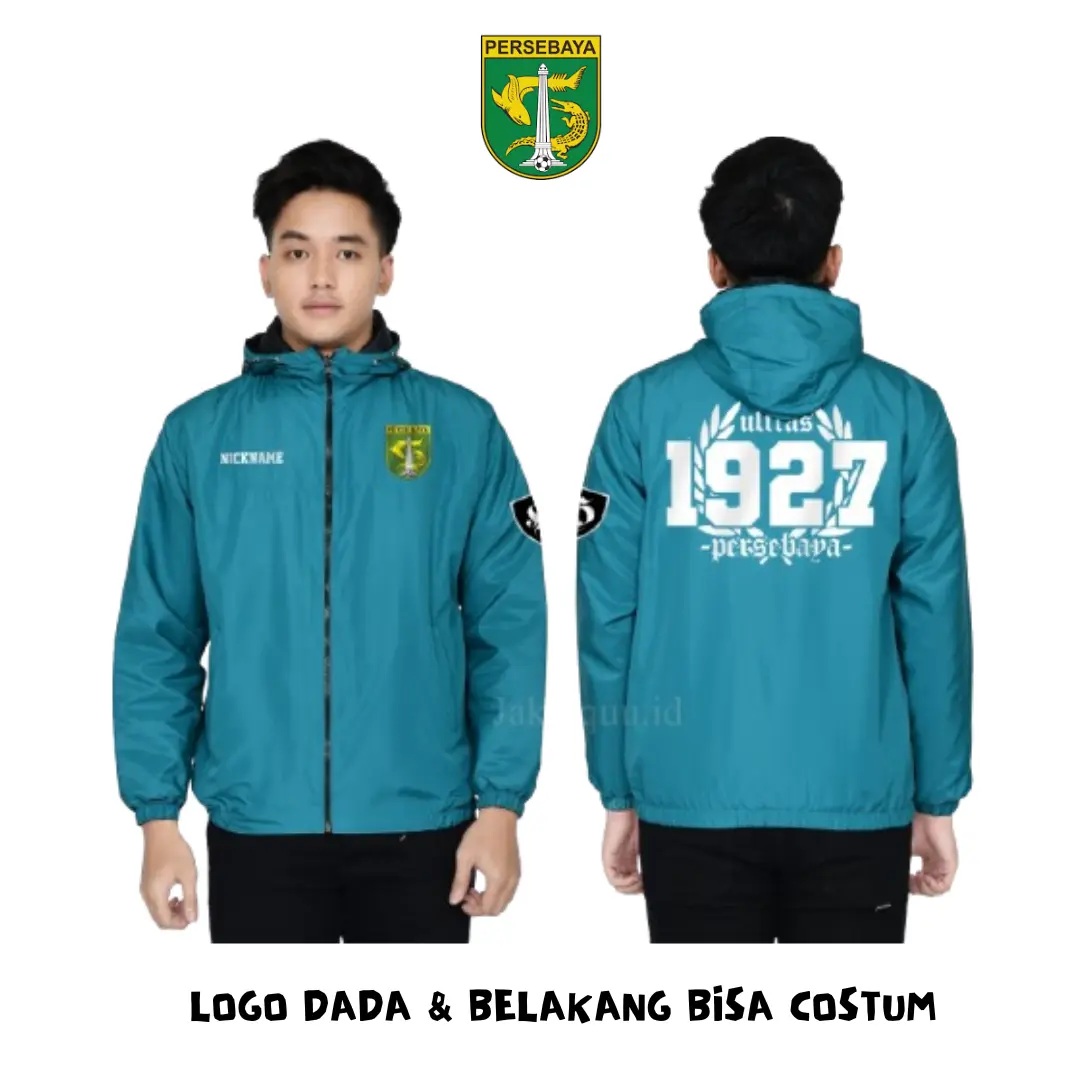 Jaket Bola NO.BRAND Parasut Custom Outdoor Sport Tebal - Unisex