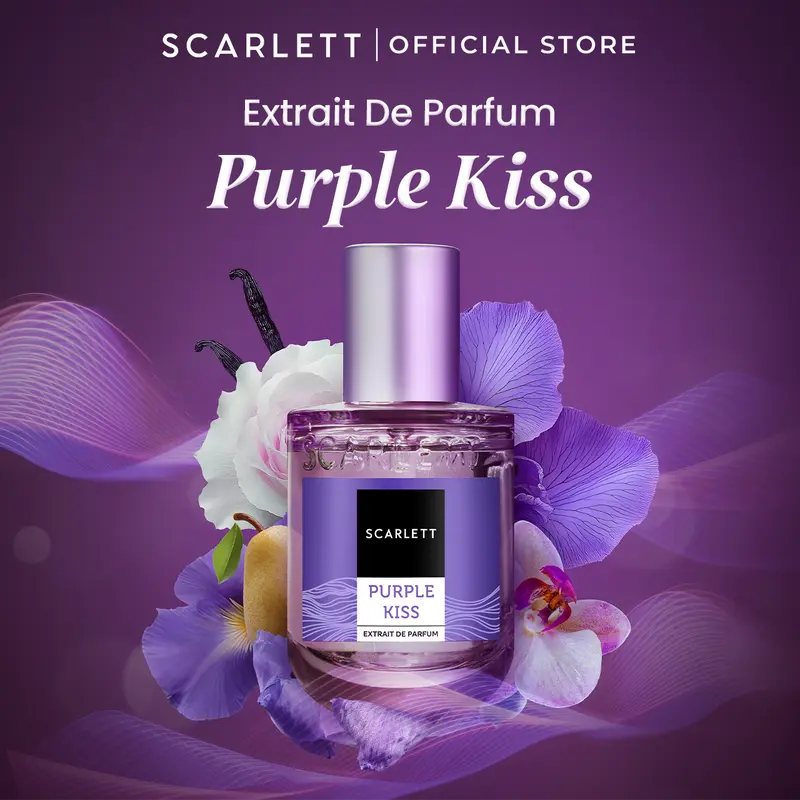 Scarlett Whitening Extrait De Parfum Purple Kiss 30ml 2