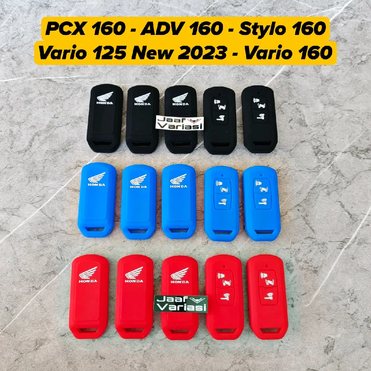 Silikon Cover Kunci Remote Pcx 160 Vario 125 New 2023 Vario160 Stylo 160 ADV 160
