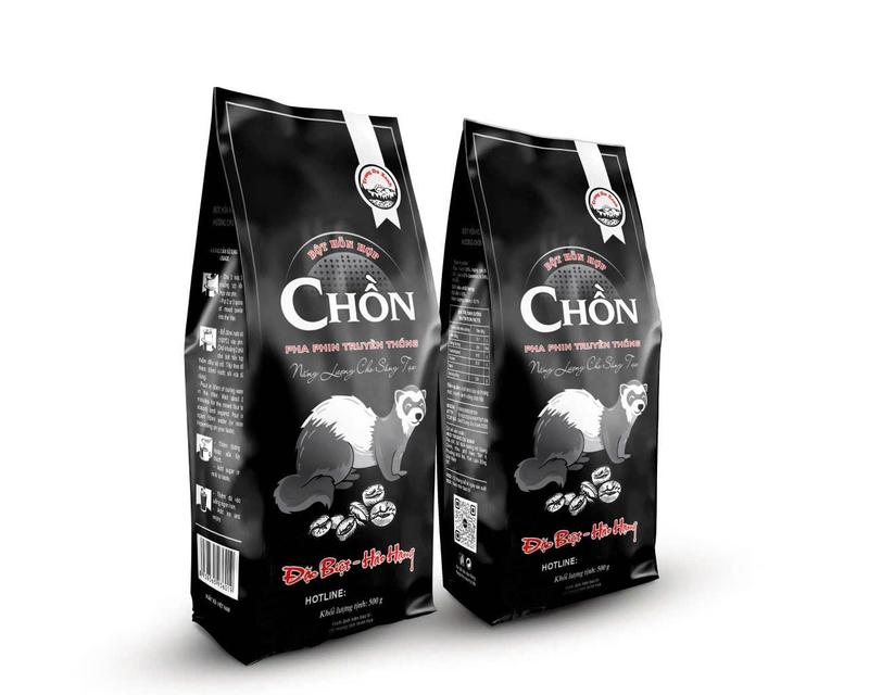Cà Phê CHỒN Gói 500g - Coffee, Cafe cafe chồn lk hoa