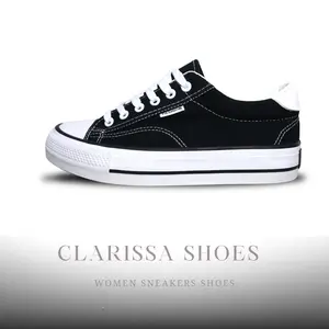 CS 006 Sepatu Sneakers Wanita Casual Shoes Cewek Kasual Putih Sneakers Karet Anti Slip Quality Real Pic Gratis Ongkir Bisa COD