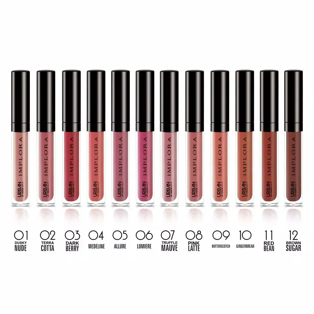 IMPLORA Urban Lip Cream Matte ORIGINAL LIPSTIK Wanita Bibir Murah