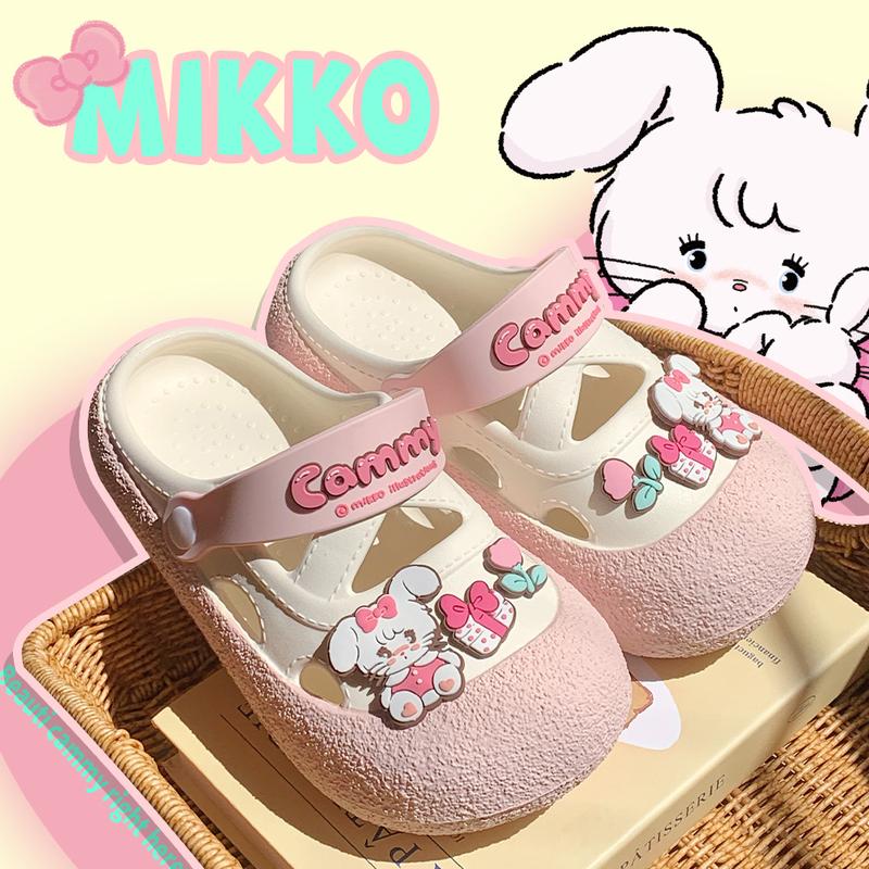 Guốc Thoáng Khí Hoạt Hình Nữ Tính XIXITIAO Dành Cho Nữ Thích Hợp Cho Kỳ Nghỉ Bãi Biển Mùa Hè Dép Thỏ Dễ Thương Làm Bằng EVA DéP Shoes