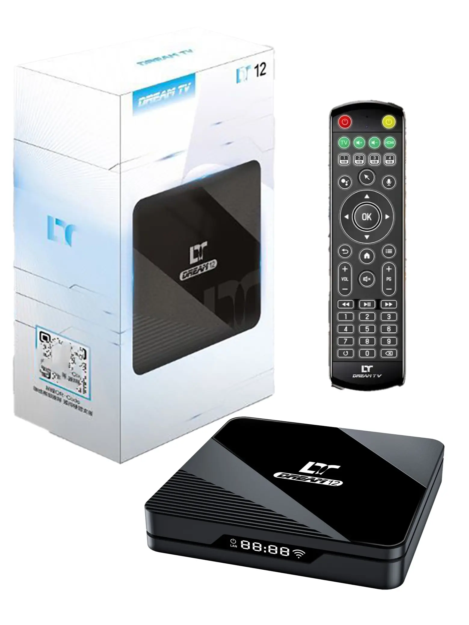 Dream TV 12 最新世代TVボックス｜8K対応・AI画質強化・Wi-Fi 6