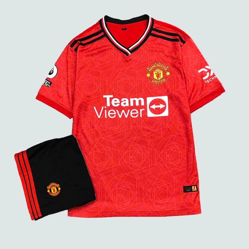   XMAX - MU - DCT01  in tên số áo theo yêu cầu - Bộ quần áo bóng đá bộ đá banh em U đỏ mới - hàng thun lạnh loại 1- co giãn thấm hút mồ hôi tốt 