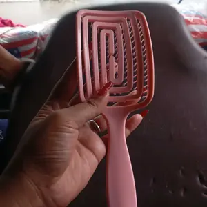 Sisir Rambut Anti Kusut Serbaguna Sisir Rambut Untuk Ngembang Sisir Spiral Brush Lentur