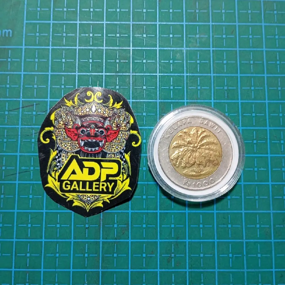 Koin 1000 bergambar kelapa sawit tahun campur / acak, edisi koleksi, original.