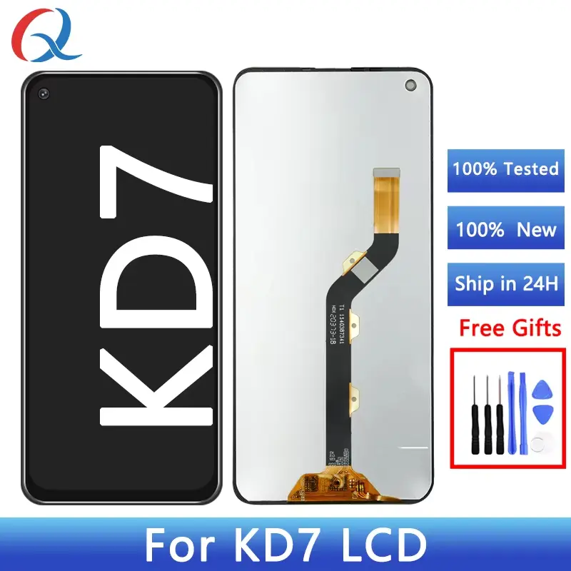 6.6" For TECNO Spark 5 KD7S KD7H LCD Display Touch Screen Digitizer Assembly pantalla For TECNO Spark 5 Pro KD7 LCD