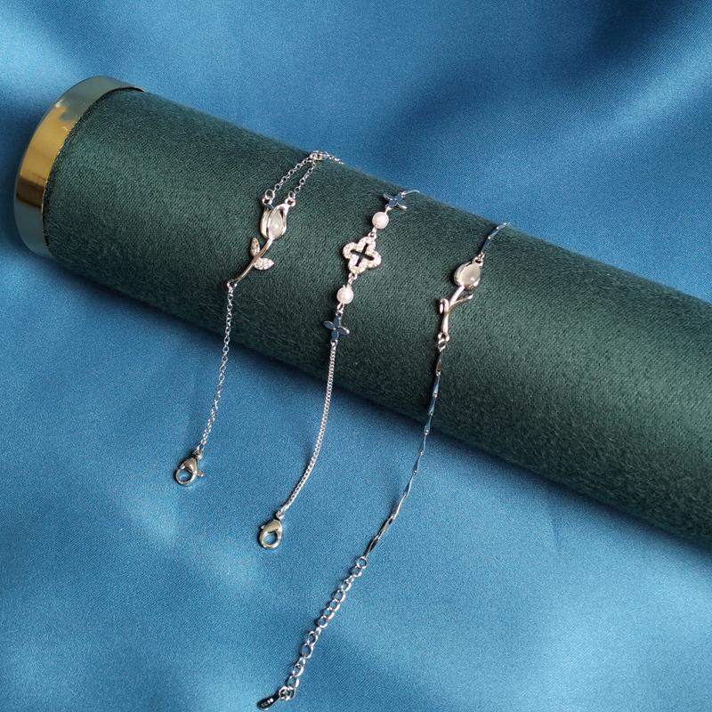 Product Introduction of Gelang Titanium wanita -Bt3- Perhiasan aksesoris bracelets anti karat simpel daily 17