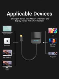 Gambar VENTION CONVERTER DISPLAY - Mini DP Thunderbolt to VGA - HBD dari Techno Computer Bali Kota Denpasar 3 Tokopedia