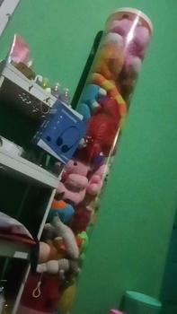 Product Review of [COD] Tidy Tribe Hadiah Doll Storage Bucket Gaya Ritsleting Transparan Tabung Storage Boneka Dengan Penutup 90/120/150CM Penyelenggara Berkapasitas Besar Dudukan Doneka from F**3 0