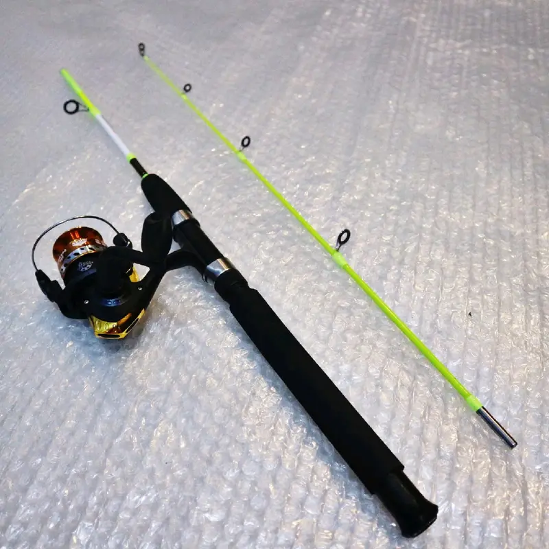 joran murah spinning casting fiber padat Thunder reel metal 2