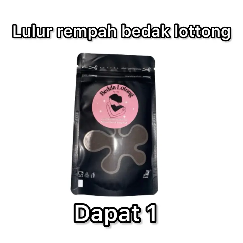 BEDDA LOTONG LULUR VIRAL/ LULUR REMPAH HITAM/LULUR BUGIS/ BISA COD/ PROMO LULUR BEDAK LOTONG/LULUR REMPAH KERING/ LULUR HITAM