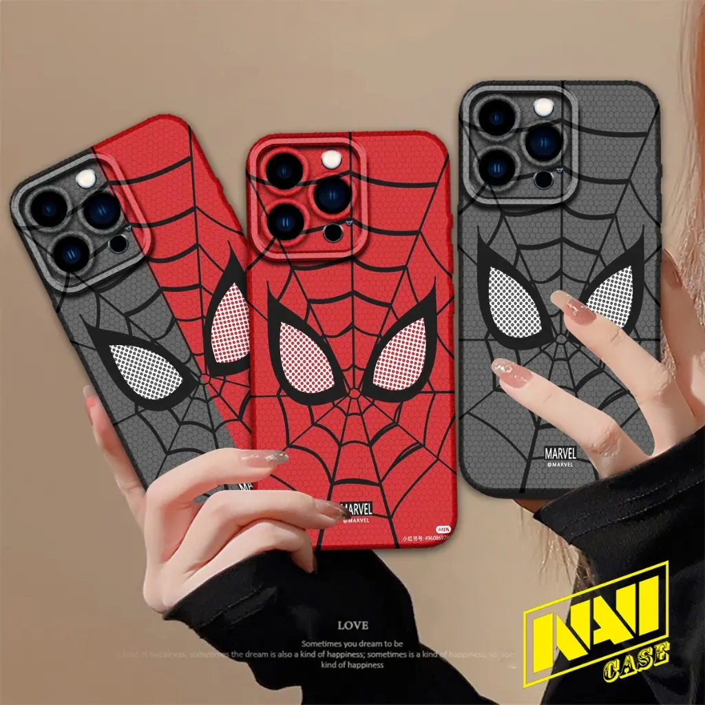 Navi Case Pro Camera Motif Spiderman Keren All Type Untuk ITEL A70 ITEL S23 ITEL S23+ ITEL A60 / A60S ITEL P40 Handphone Silikon