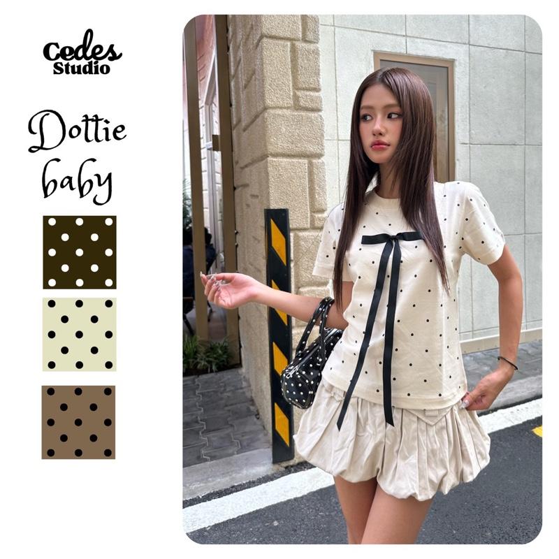   BABYTEE  Áo Thun Babytee Hack Eo Nữ Babytee CEDES - Áo Thun Nữ Hack Dáng- Áo Thun Nữ Cotton 2 Chiều 260GSM Local Brand  DOTTIE  