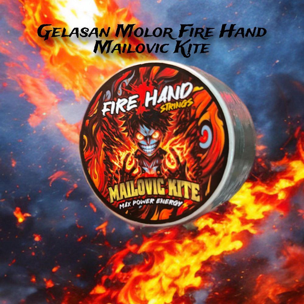 Mailovic Kite Gelasan Fire Hand Spesial Tarik Ulur Layangan Aduan Klos 2000 Yard Texture Sasapadi Garang Cocok untuk Pemain Aduan Layangan