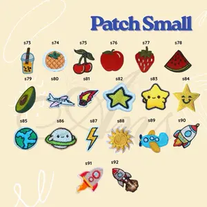 Patch Small Keychain bagcharm webbing DIY custom gantungan kunci tas