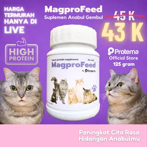 MAGPROFEED - VITAMIN KUCING 125GR | Penggembul Anabul, Penambah Nafsu Makan, Bulu Panjang, Cegah Kerontokan, Hypoallergernic