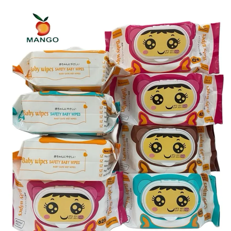 [5kg ] Thùng 10 bịch khăn ướt cao cấp giấy khổ to 18x22cm an toàn cho làn da bé Date đến 2029cân nặng thực tế 5kg