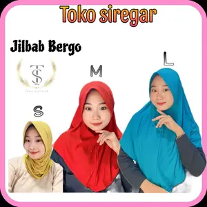 Jilbab Bergo Hamidah Jersey Ukuran S M L
