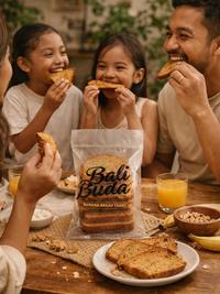 Gambar Bali Buda Toasts Banana Bread isi 10pcs | Cemilan Roti Pisang Kering dari Bali Buda Kab. Gianyar 2 Tokopedia