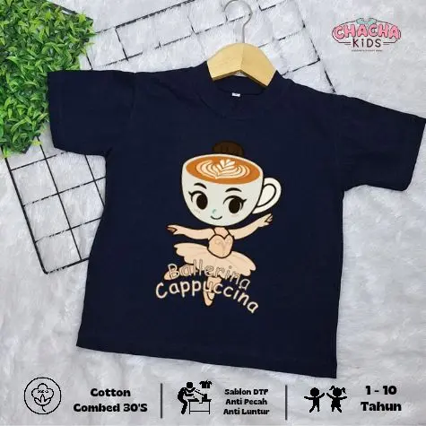 Chacha Kids Balerina Cappuccina Kaos Anak Combad 30’s 3