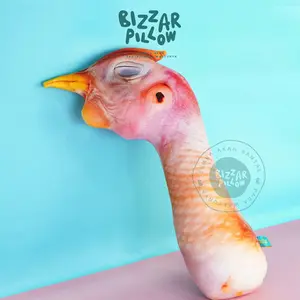 Bizzarpillow Bantal Guling Kepala Ayam Mentah Size XL BZ454