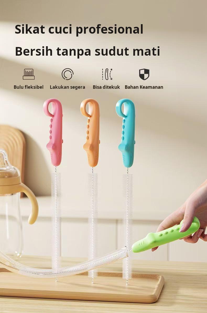 【Diskon 50% selama Ramadan】Sikat botol, sikat sedotan, sikat , sikat gelas. Cocok untuk membersihkan gelas kaca dan botol bayi. dot pembersih set minum Susu Bottle Brush Cuci Pencuci 【Diskon 50% selama Ramadan】Sikat botol, sikat sedotan, sikat , sikat gelas. Cocok untuk membersihkan gelas kaca dan botol bayi. dot pembersih set minum Susu Bottle Brush Cuci Pencuci