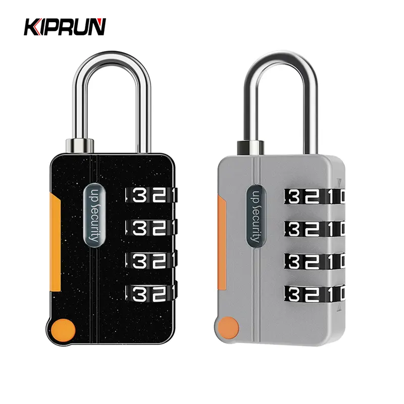 KIPRUN 4 Digit Combination Lock, Keyless Padlock, High Security Resettable Password Zinc Alloy Waterproof Padlock, Suitcase For Luggage Gym Travel Safe Keyed Anti-thieft Lock padlock