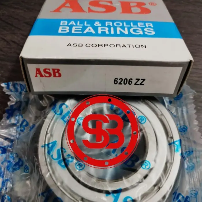 Bearing 6206 ZZ ASB Ukuran: id 30mm od 62mm thick 16mm   MELAYANI COD & BAYAR DI TEMPAT  Silahkan menghubungi kami untuk informasi lebih lanjut.. 1