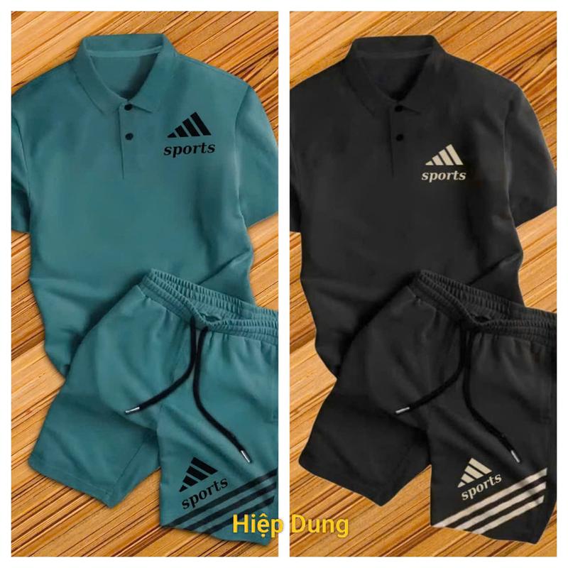 COMBO 2,3 ....Bộ Thể Thao Nam Cộc Tay Cổ Bẻ Chất Liệu Tici, vải  Mềm Mịn, Thoáng Khí – Lý Tưởng Cho Mùa Hè 1