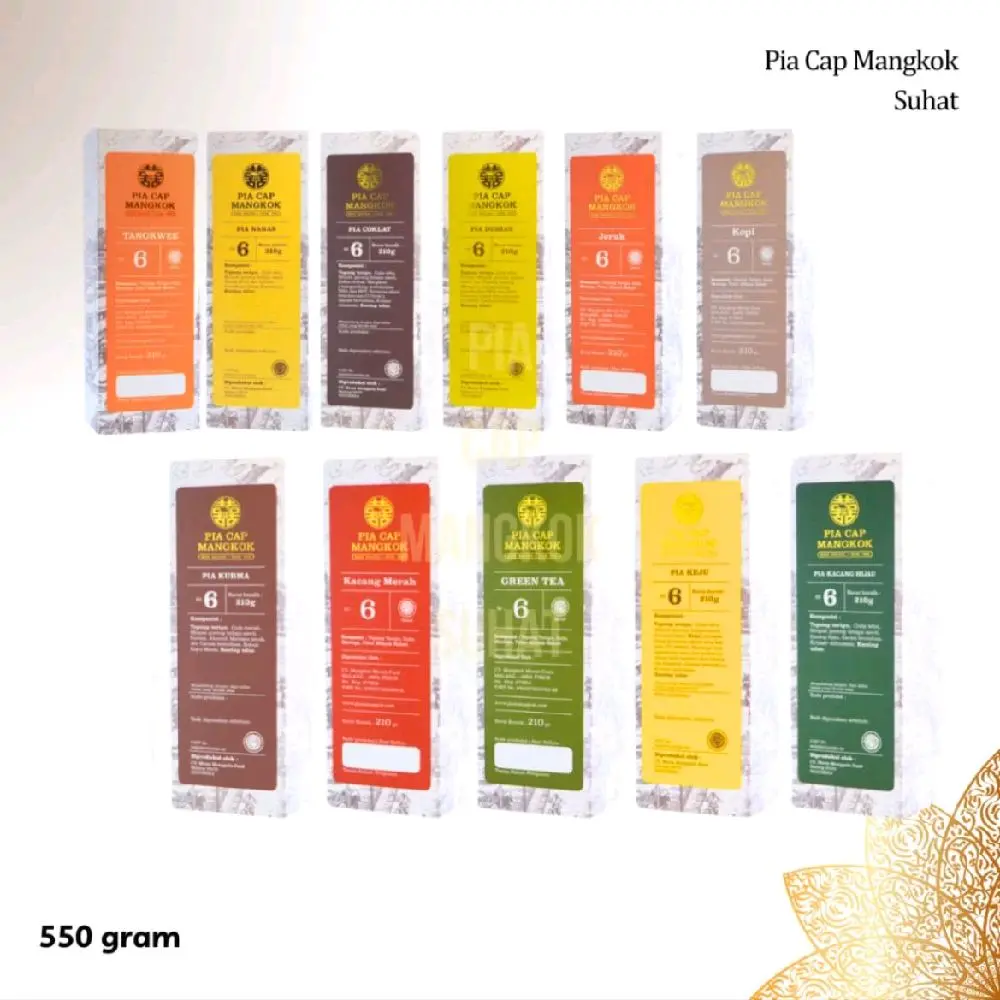 PIA CAP MANGKOK ISI 6 [ Memiliki berbagai varian rasa]