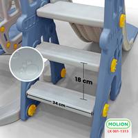 Gambar Prosotan Ayunan 5in1 Double Perosotan Seluncuran Mainan Anak HDPE Playground 001-M1313 - M1313 BIRU 5in1 dari Speedss Official Store Kab. Tangerang 5 Tokopedia