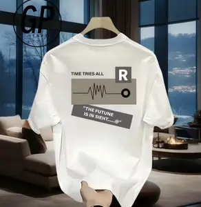 T-Shirt  Kaos T 100% katun, untuk pria dan wanita, dengan kerah bundar gaya Amerika, lengan pendek Combed Hitam Polos Atasan Basic Panjang Distro Nyaman Unisex Putih Merah Baju Tee Cewek baju  sumber  group baju  boxy