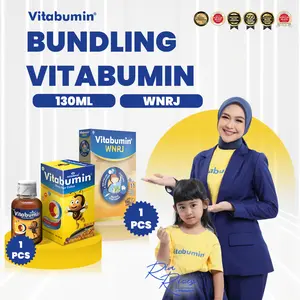 Paket Vitabumin WNRJ untuk kesehatan anak & Vitabumin Madu Anak dengan Ekstrak Ikan Gabus dan Temulawak, Tingkatkan Kecerdasan Anak
