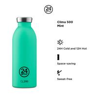 Gambar 24Bottles Clima Bottle, 500ml - Mint dari 24Bottles Indonesia Kota Administrasi Jakarta Selatan 2 Tokopedia