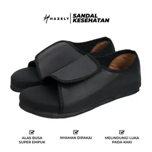 Sepatu Diabetes Comforto Diabetic Shoes Series - Anti Air Double Protect - Hitam