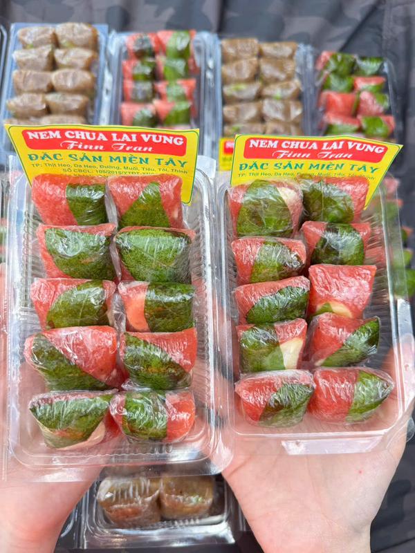 10 hộp NEM BÌ 160g - NEM CHUA đặc sản Lai Vung Miền Tây