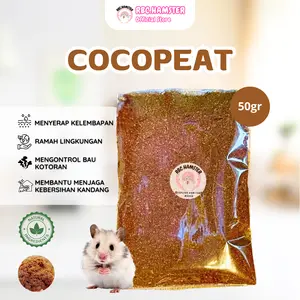 COCOPEAT HAMSTER/REPTIL BEDDING STERIL ALAMI 50gr