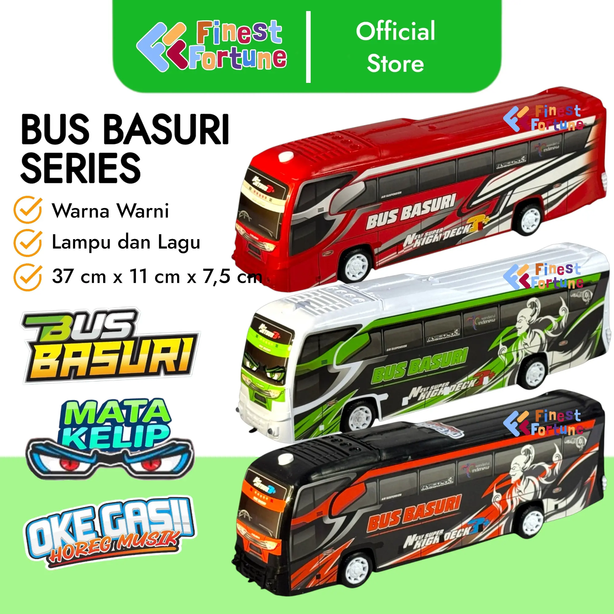 COD MAINAN BUS TELOLET BASURI LAMPU DAN LAGU/ SNI (PACKING KARDUS DAN BUBBLE) Anak Baterai