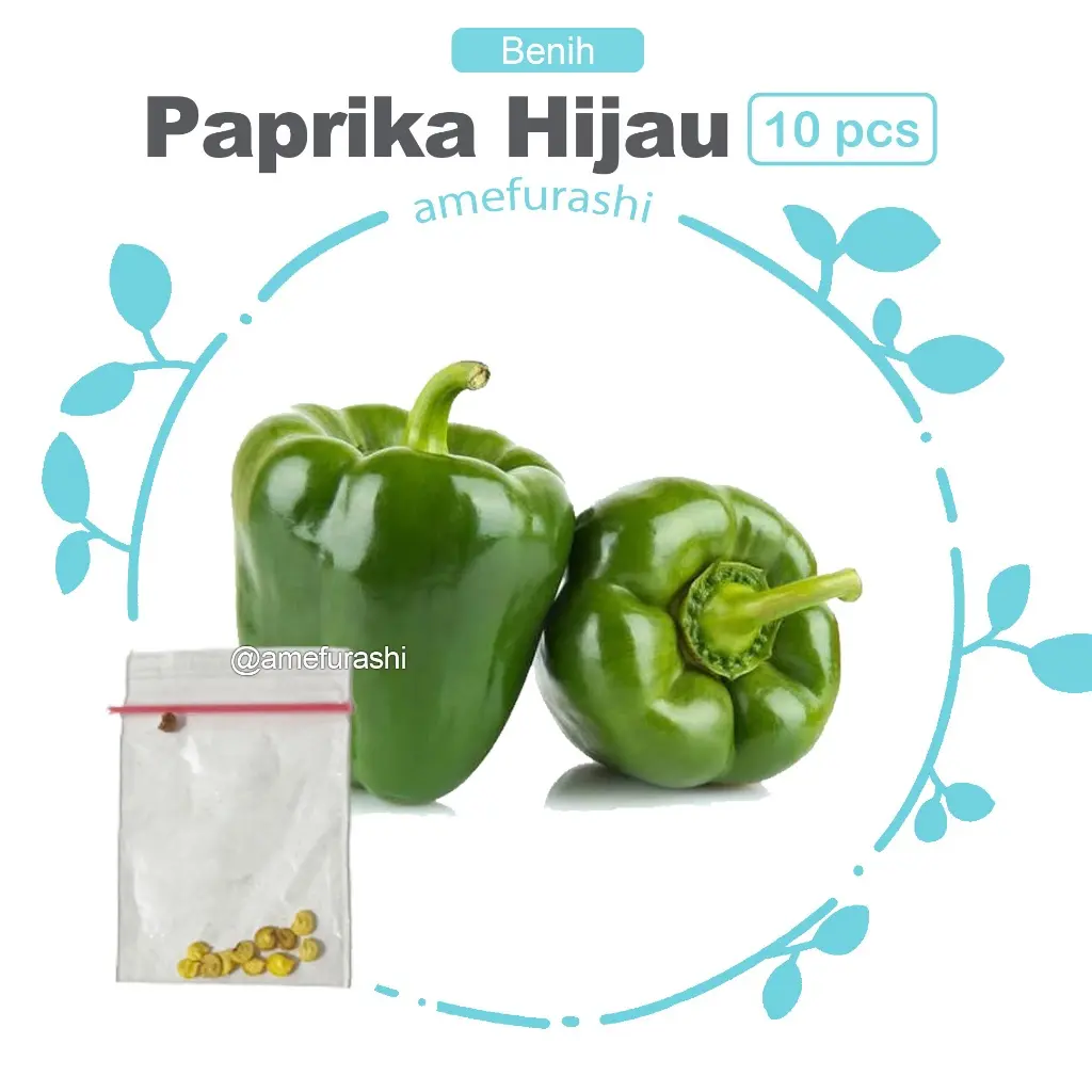 Paprika Hijau 10 Biji