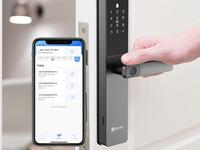Gambar SMART DOOR LOCK EZVIZ DL-05 SMART Fingerprint & Push Pull Digital Lock dari Techno Computer Bali Kota Denpasar 3 Tokopedia