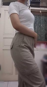Product Review of KYRA JEANS – Celana Cargo Denim Cotton Highwaist Jeans Wanita XS - XXL from L**a 0