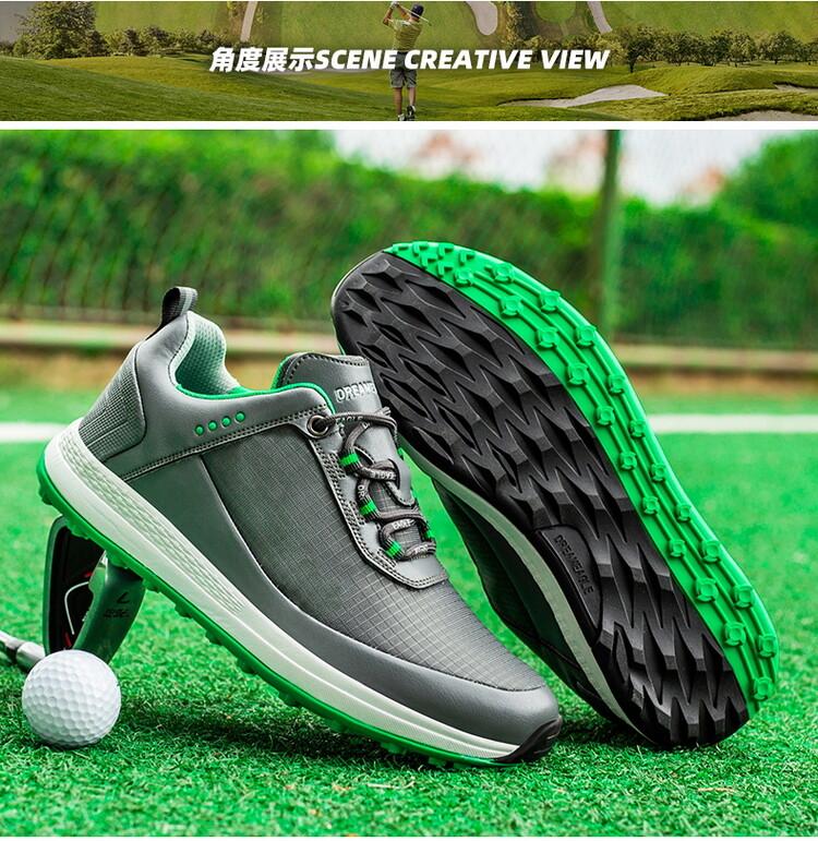Product Introduction of 2024 Spring Autumn Golf Shoes Men Professional Golf Wears Breathable Spikeless Golfers Sneakers Anti Slip Walking Footwears 13