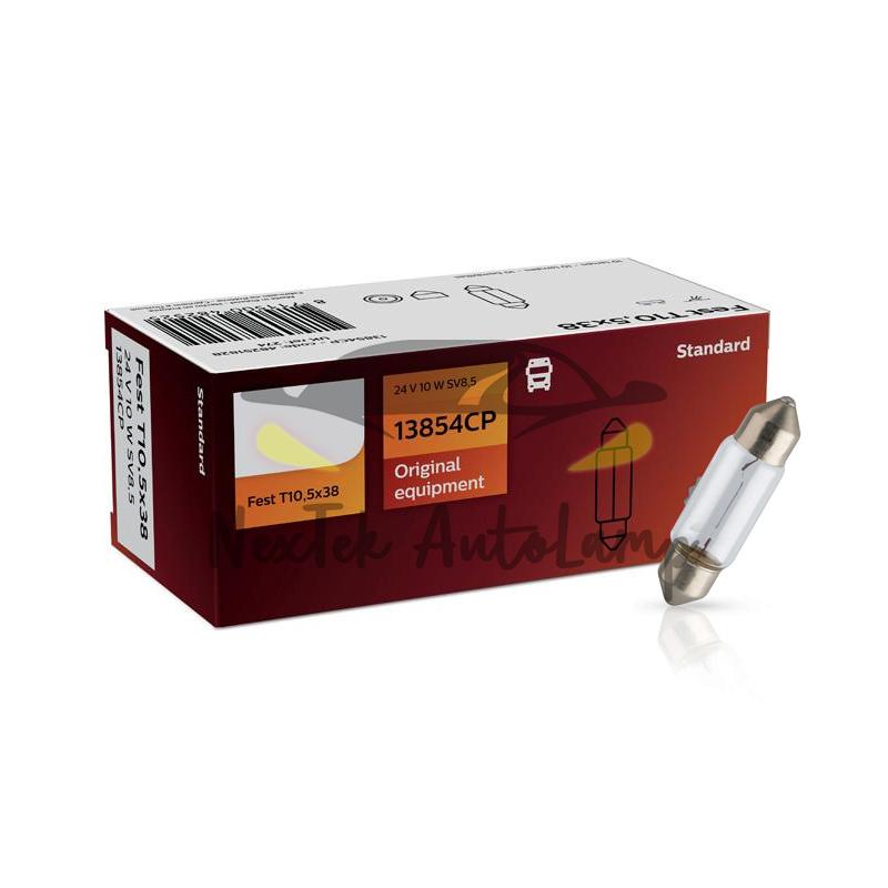 Product Introduction of For Philips T10 S25 T2W T4W T5 R5W R10W C5W 24V Standard Halogen Lamp Original Truck Signal Turn Bulb (1 Bulb) 14