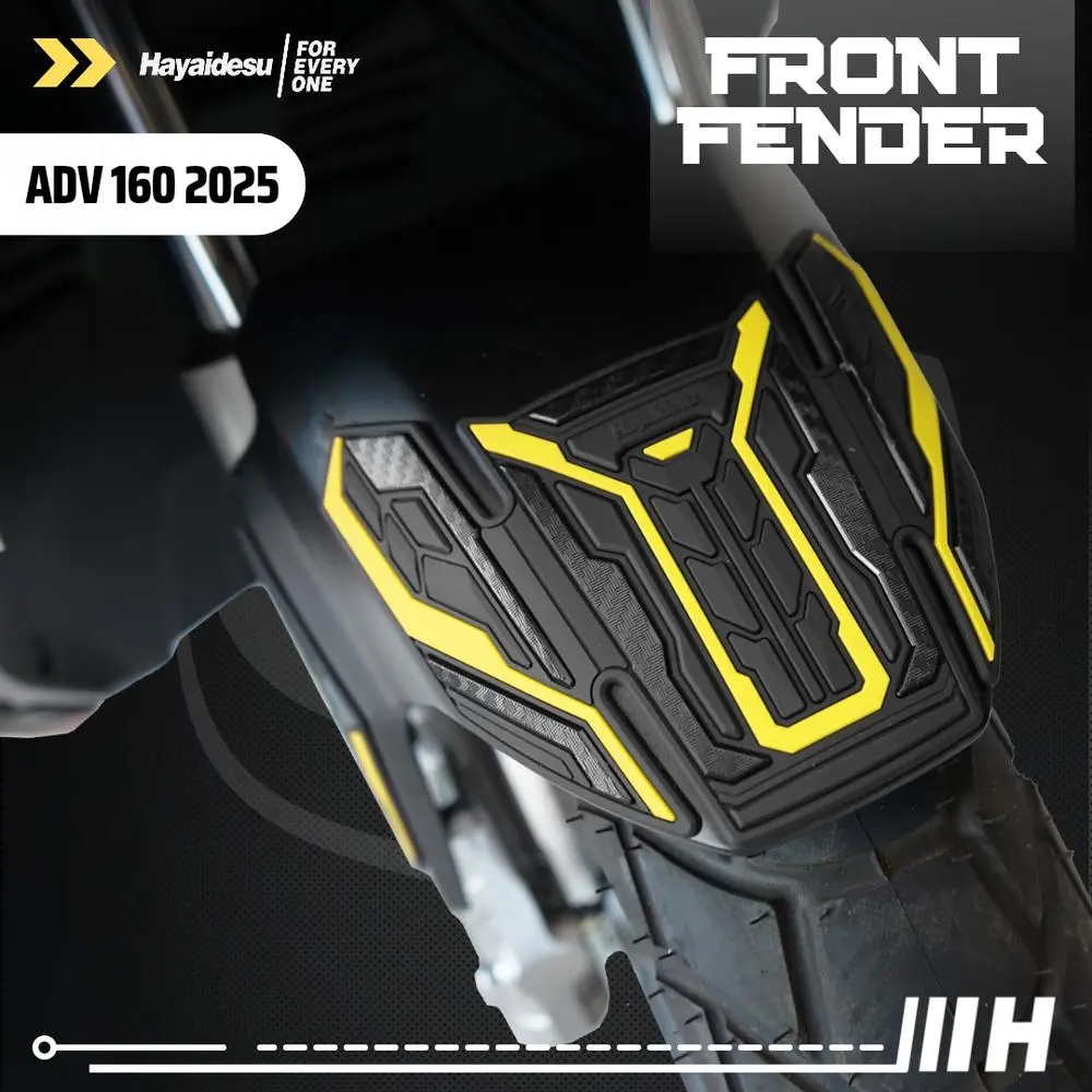 Hayaidesu Honda ADV 160 2025-2026 CBS/ABS/ROADSYNC Front Fender dy Protector Cover - Merah