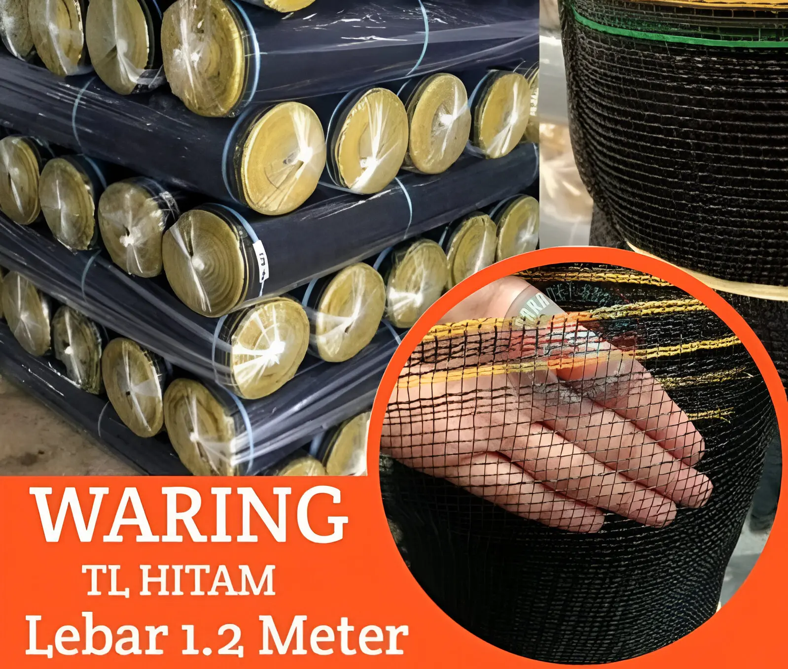 Jaring Waring Panjang 50 Meter x 120 Cm Waring Pagar Kandang Pagar Tanaman