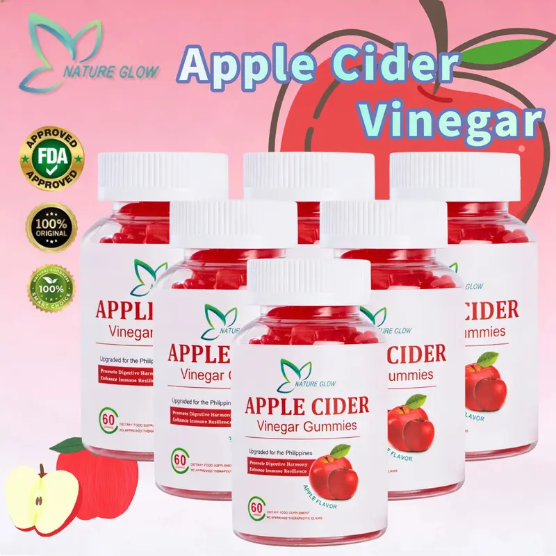 FDA ApprovedNature Glow 60PC Apple Cider Vinegar Glutathione Collagen Gummies Dietary Supplement - TikTok Shop Philippines FDA ApprovedNature Glow 60PC Apple Cider Vinegar Glutathione Collagen Gummies Dietary Supplement - TikTok Shop Philippines