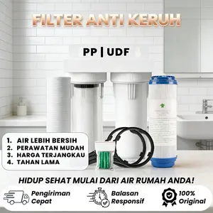 Paket EKO 3 - Saringan / Filter Air Siap Pakai 2 Housing - Der Doly