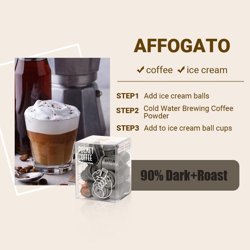 Cheerful Goat BPC00001 Coffee Powder Instant Coffee Cold Brew Coffee Capsules Freeze-Dried Coffee  Mix Copi 60% 75% 90% 3g*15PCS 4